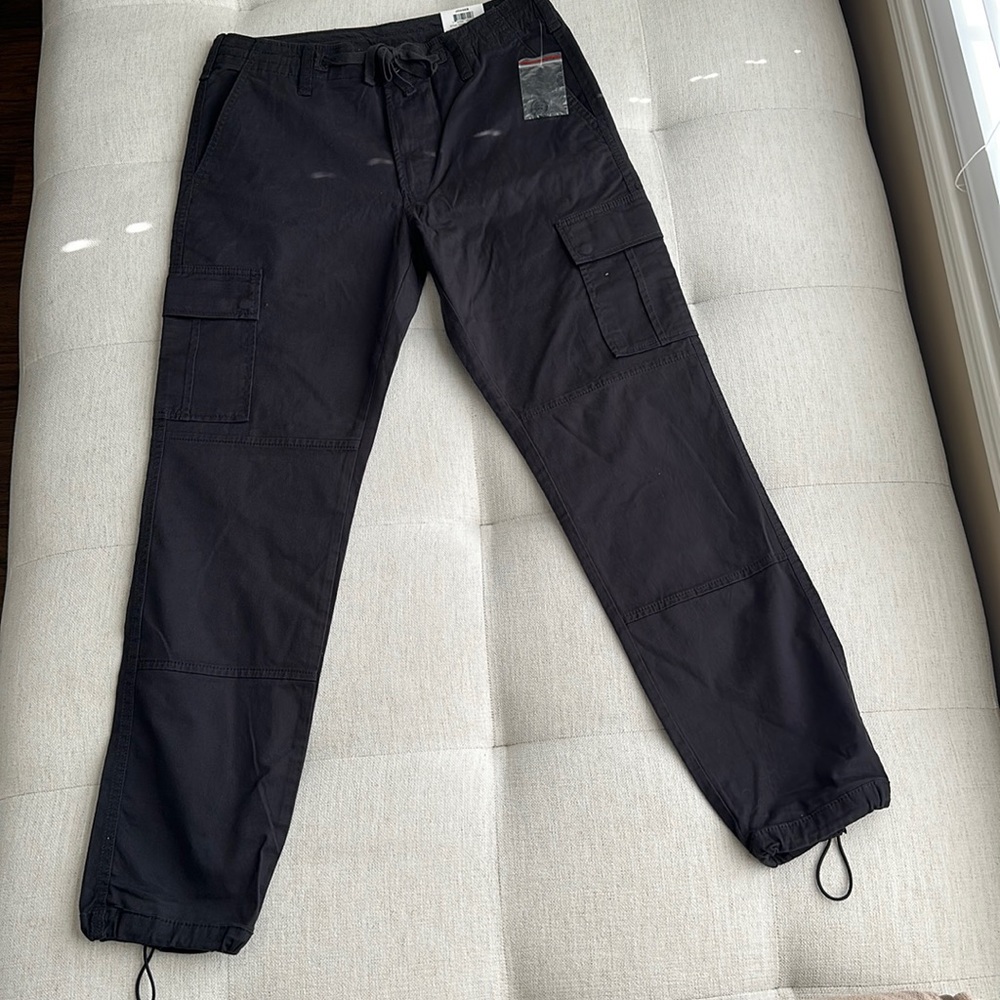 Sun + Stone Men’s Straight Leg Pants - Jogger - Dark Lead 30” x 30” - Picture 4 of 16